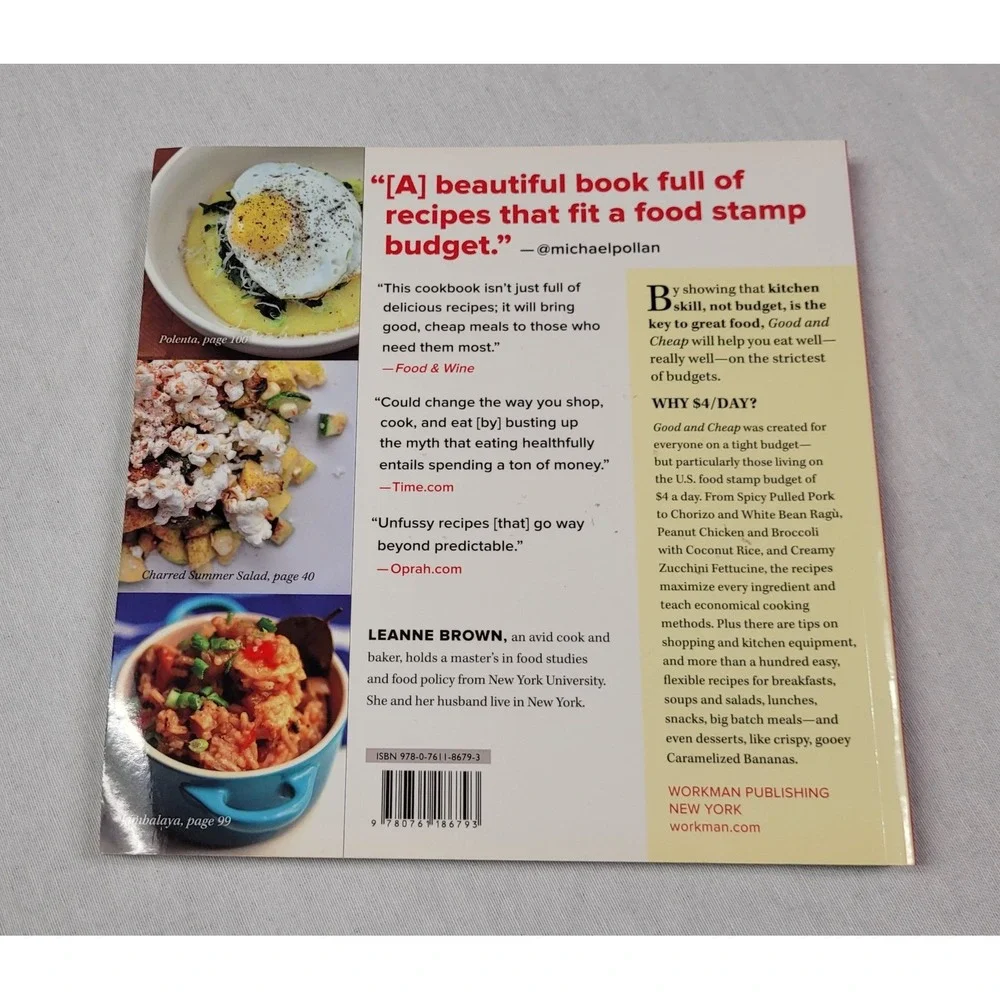 Good and Cheap: Eat Well On $4/Day by Leanne Brown (Paperback 2015)